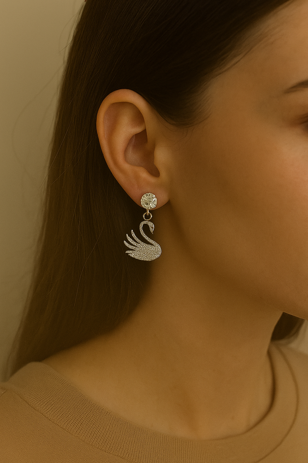 IKEAPK Elegant Pearl Drop Earrings for Women