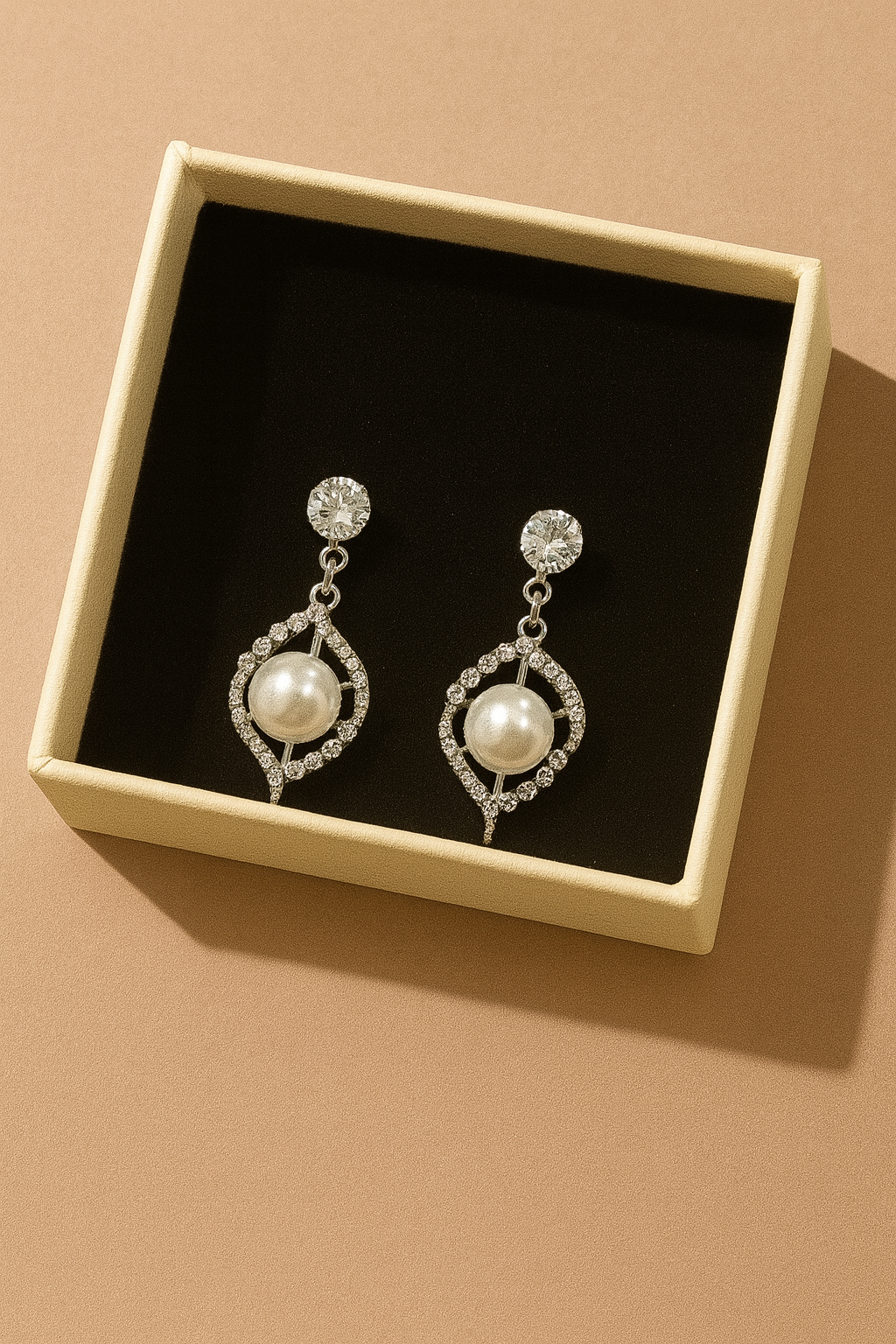 IKEAPK Elegant Pearl Drop Earrings for Women