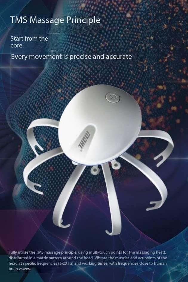 IKEAPK Electric Jellyfish Head Massager