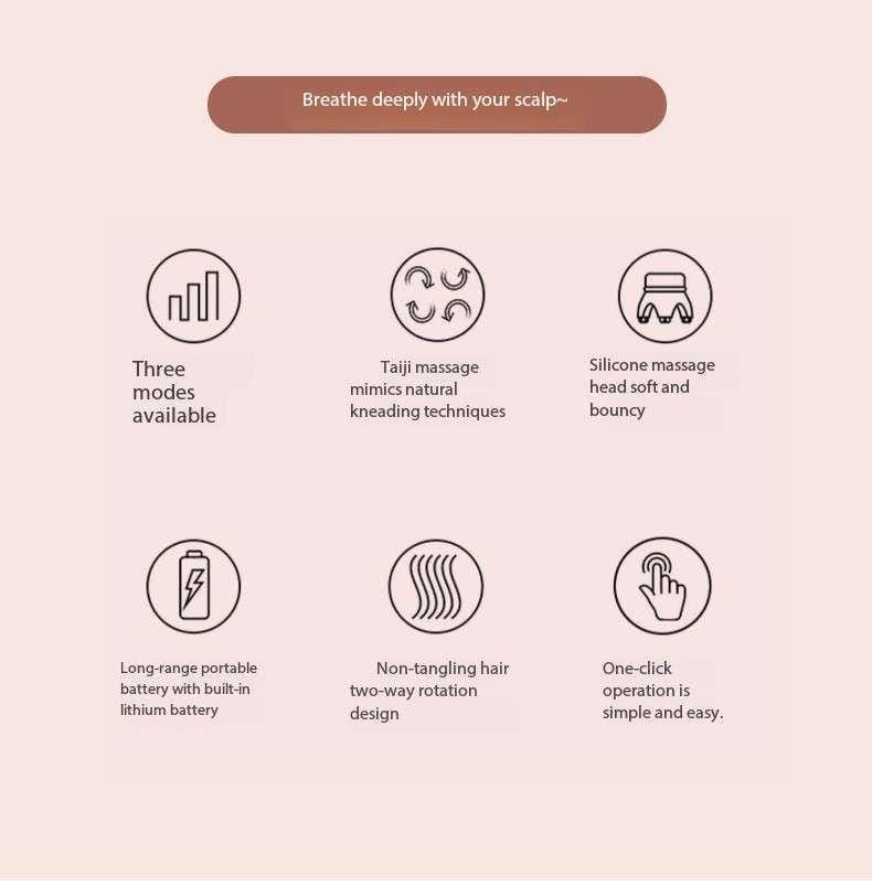 IKEAPK Electric Smart Head Massager